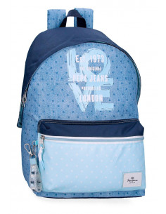 MOCHILA ADAP. 42CM. PJL NONI DENIM